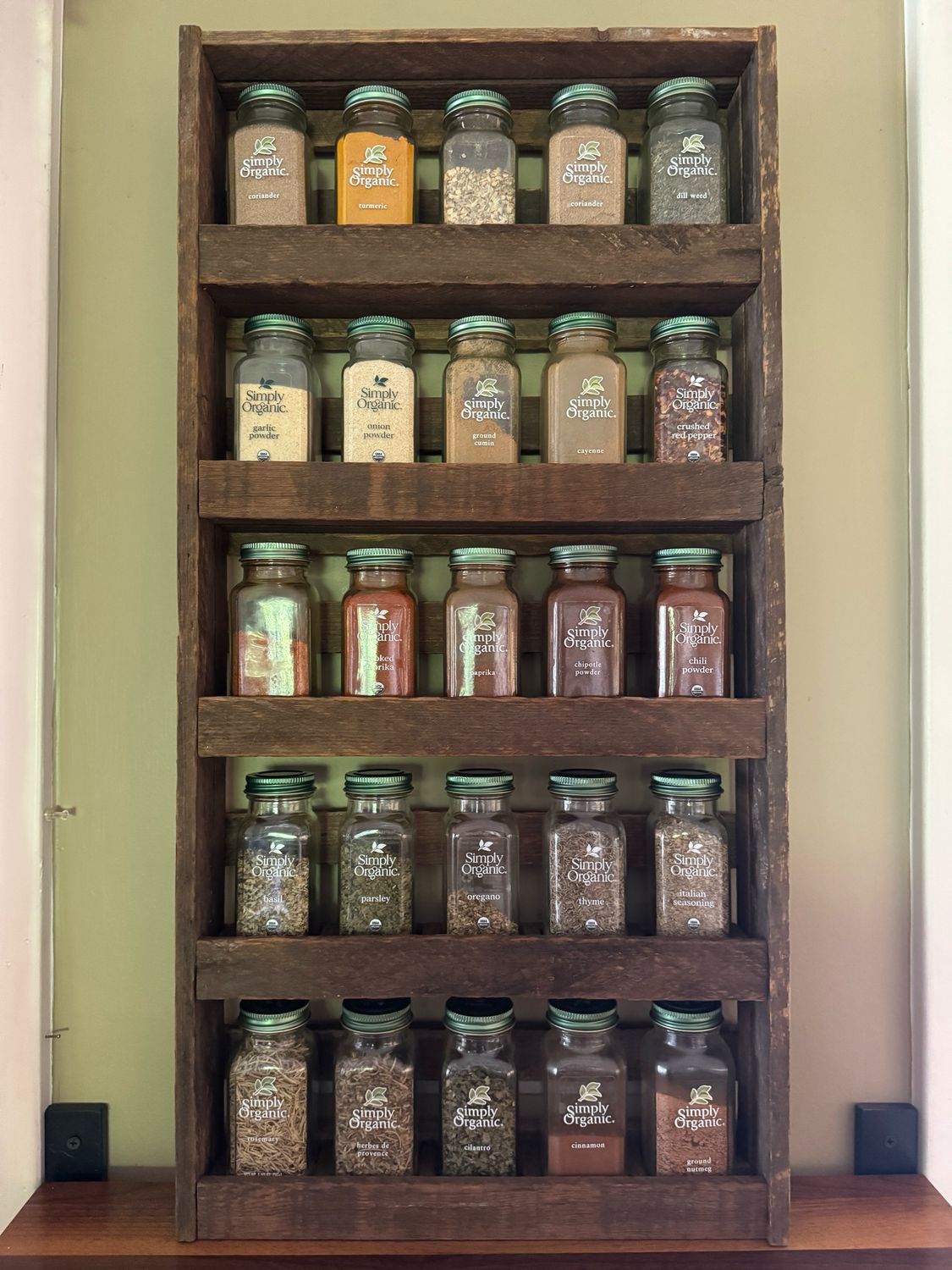 Wall Spice Rack