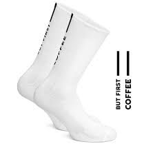 COIS - Sokken but coffee first wit