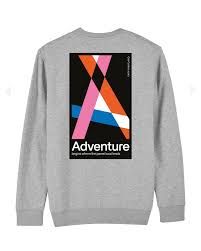 COIS - Sweater &#39;Adventure…&#39; - Grijs