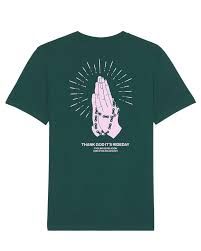 COIS - T-shirt cycling is religion groen