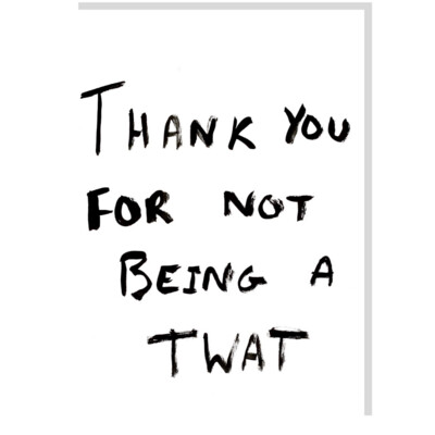 'Thanks, Tw*t' Postcard
