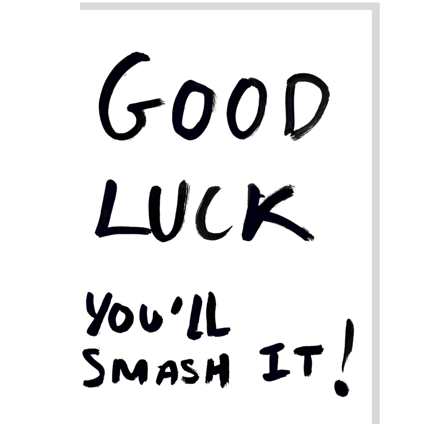 Good Luck postcard