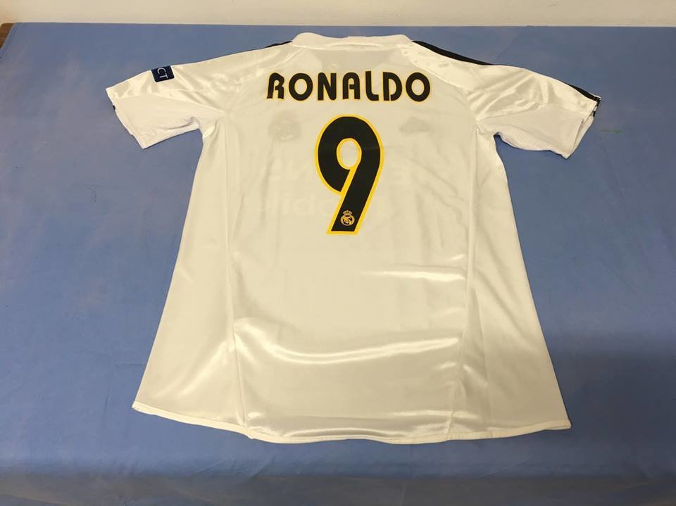 Real Madrid Jersey Home Maglia Casa Siemens Mobile Ronaldo 9