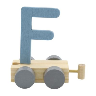 Treinletter F Blauw