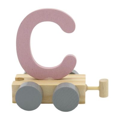 Treinletter C Roze