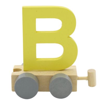 Charl&#39;s toy Treinletter B Geel