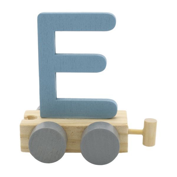 Treinletter E Blauw