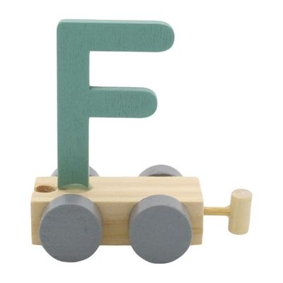 Treinletter F Groen