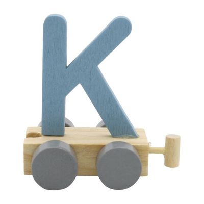 Treinletter K blauw