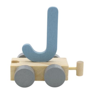 Treinletter J Blauw