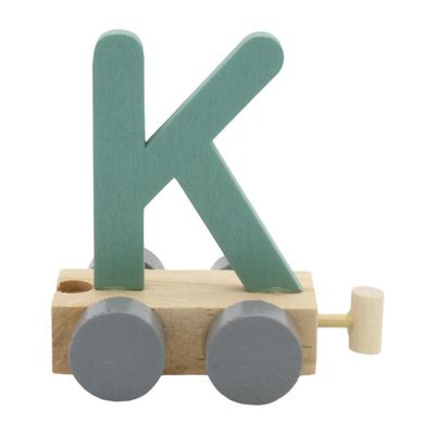 Treinletter K groen