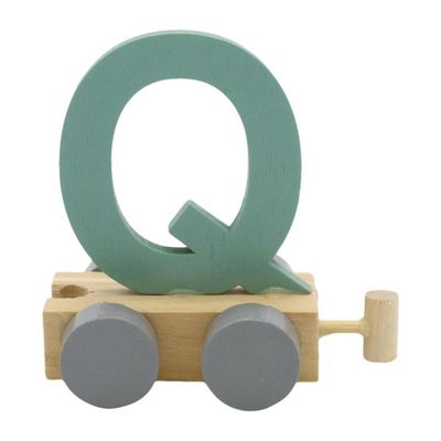 Treinletter Q Groen