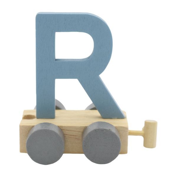 Treinletter R Blauw