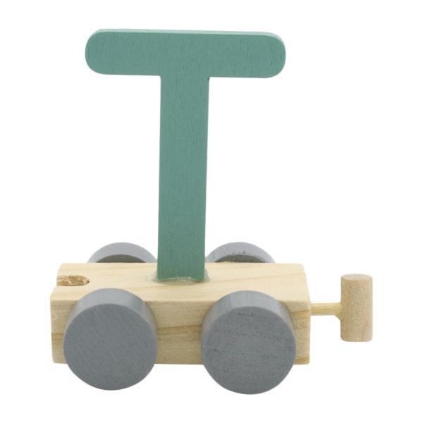 Charl&#39;s toys Treinletter T Groen
