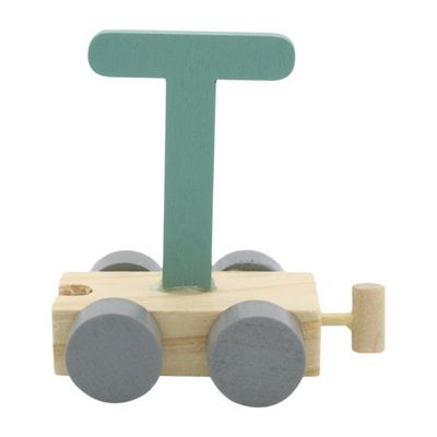 Charl&#39;s toys Treinletter T Groen