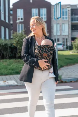 BYKAY Click carrier classic - brown Leopard