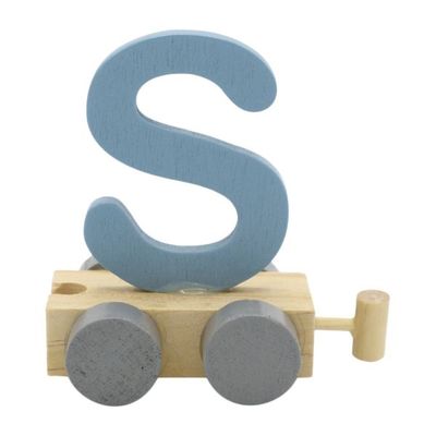 Charl&#39;s toys Treinletter S Blauw