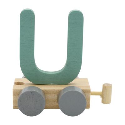 Charl&#39;s toys Treinletter U Groen