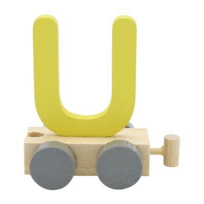 Charl&#39;s toys Treinletter U Geel