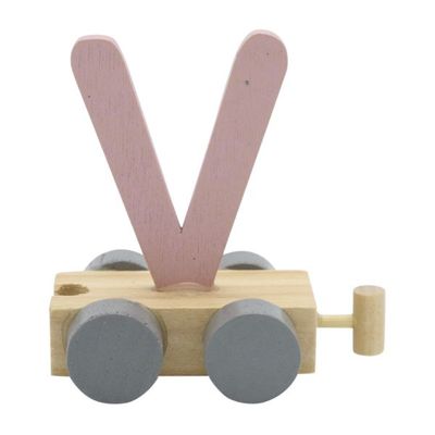 Charl&#39;s toys Treinletter V Roze