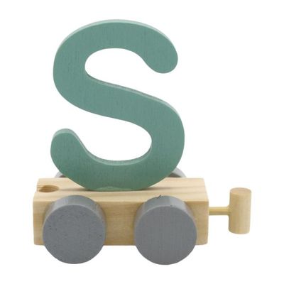 Charl&#39;s toys Treinletter S Groen
