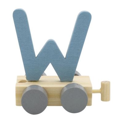 Charl&#39;s toys Treinletter W Blauw