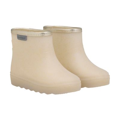 En Fant Rain Boots Short Glitter French Oak