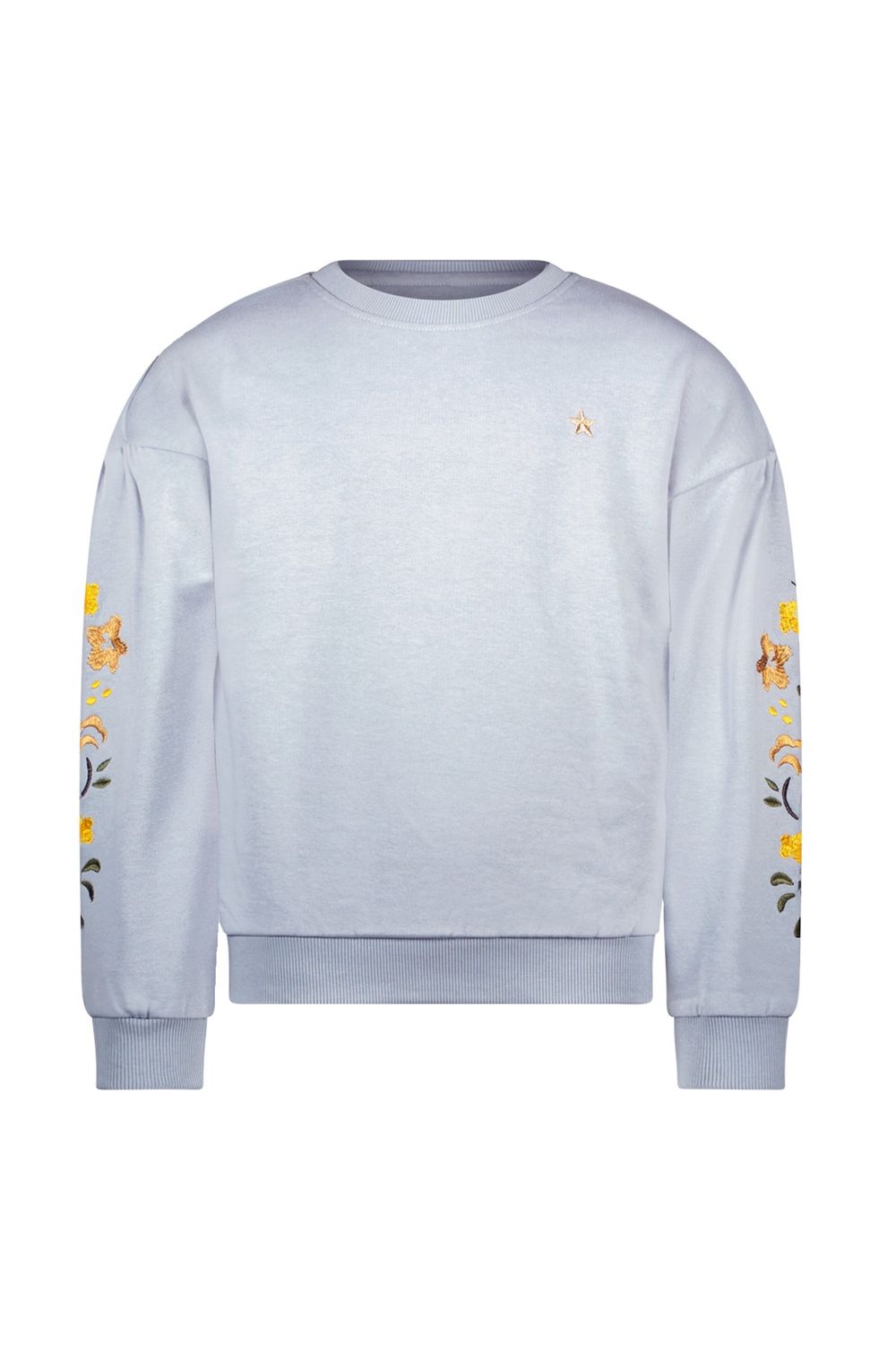 Like Flo Danee Flo girls sweater with artwork Ice blue F508-5305