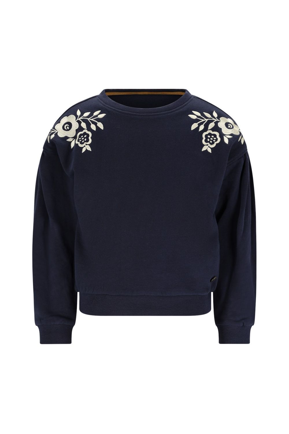 Like Flo Danee Flo girls sweater with artwork Navy F508-5305