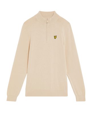 Lyle &amp; Scott Zip Jumper Putty KNB2100