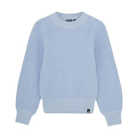 Indian Blue Jeans Knitwear Melange Chambray Blue 970451