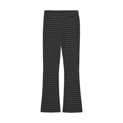 Indian Blue Jeans Flared Fancy Black 970419