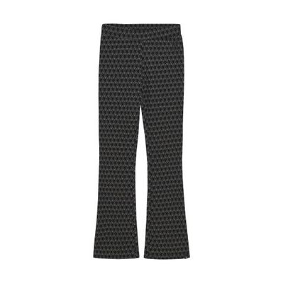 Indian Blue Jeans Flared Fancy Black 970419