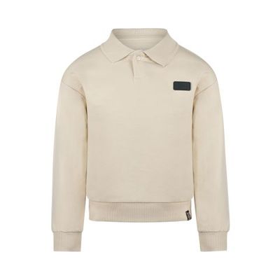 Koko Noko Sweater with polo collar Off white O56830-37