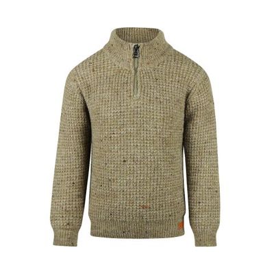 Koko Noko Sweater with collar Dusty green O56803-37