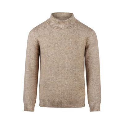 Koko Noko Sweater with rollneck Dark sand O56800-37