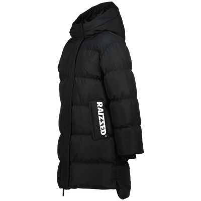 Raizzed Meisjes Jas Tani Deep Black R225KG100004
