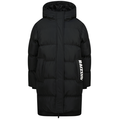 Raizzed Meisjes Jas Tani Deep Black R225KG100004