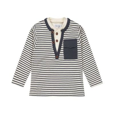 Dirkje T-shirt l.s 02 Boys frosty friends Navy O56608-35