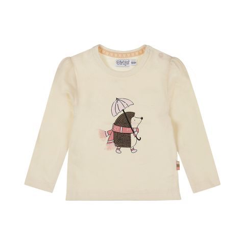 Dirkje T-shirt ls 03 Girls berry Off white O56396-35