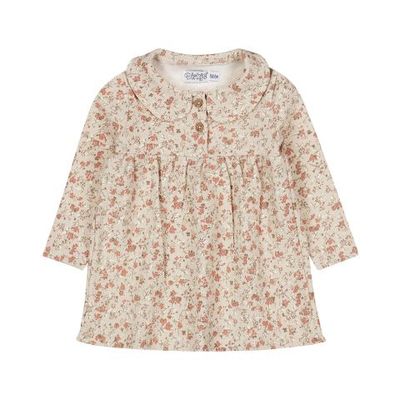 Dirkje Dress ls 03 Girls berry Beige grey O56398-35