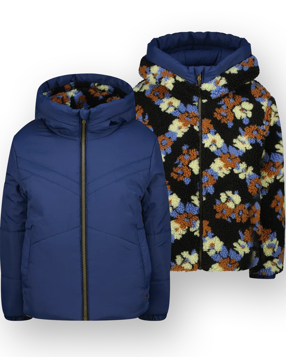 Vingino Meisjes Jas Tara Dark Blue AW25KG100024