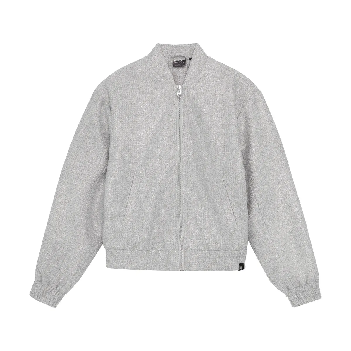 Indian Blue Jeans Tweed Bomber Silver 970307