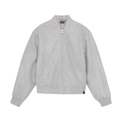 Indian Blue Jeans Tweed Bomber Silver 970307