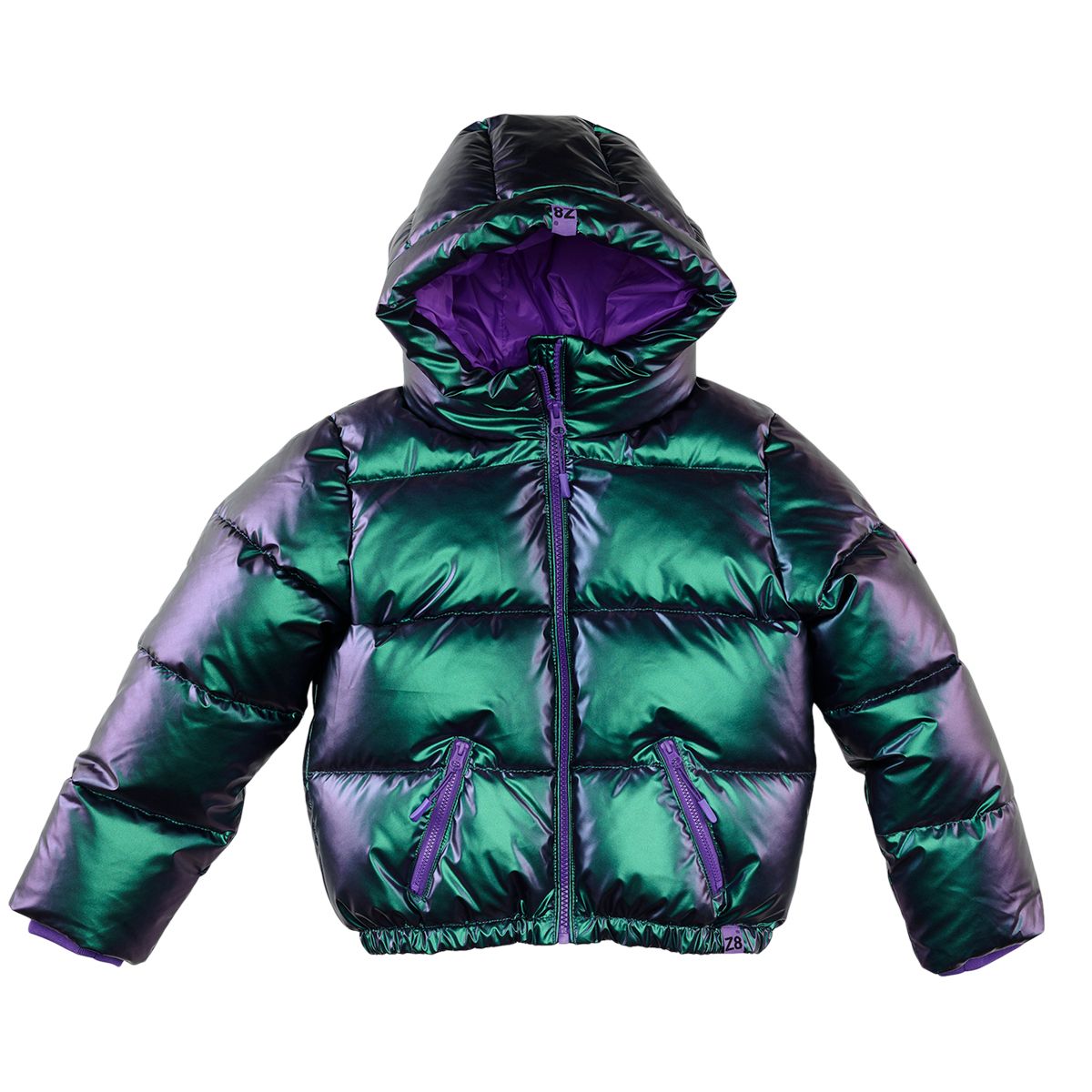 Z8 Meisjes jas Melita Metallic disco Melita