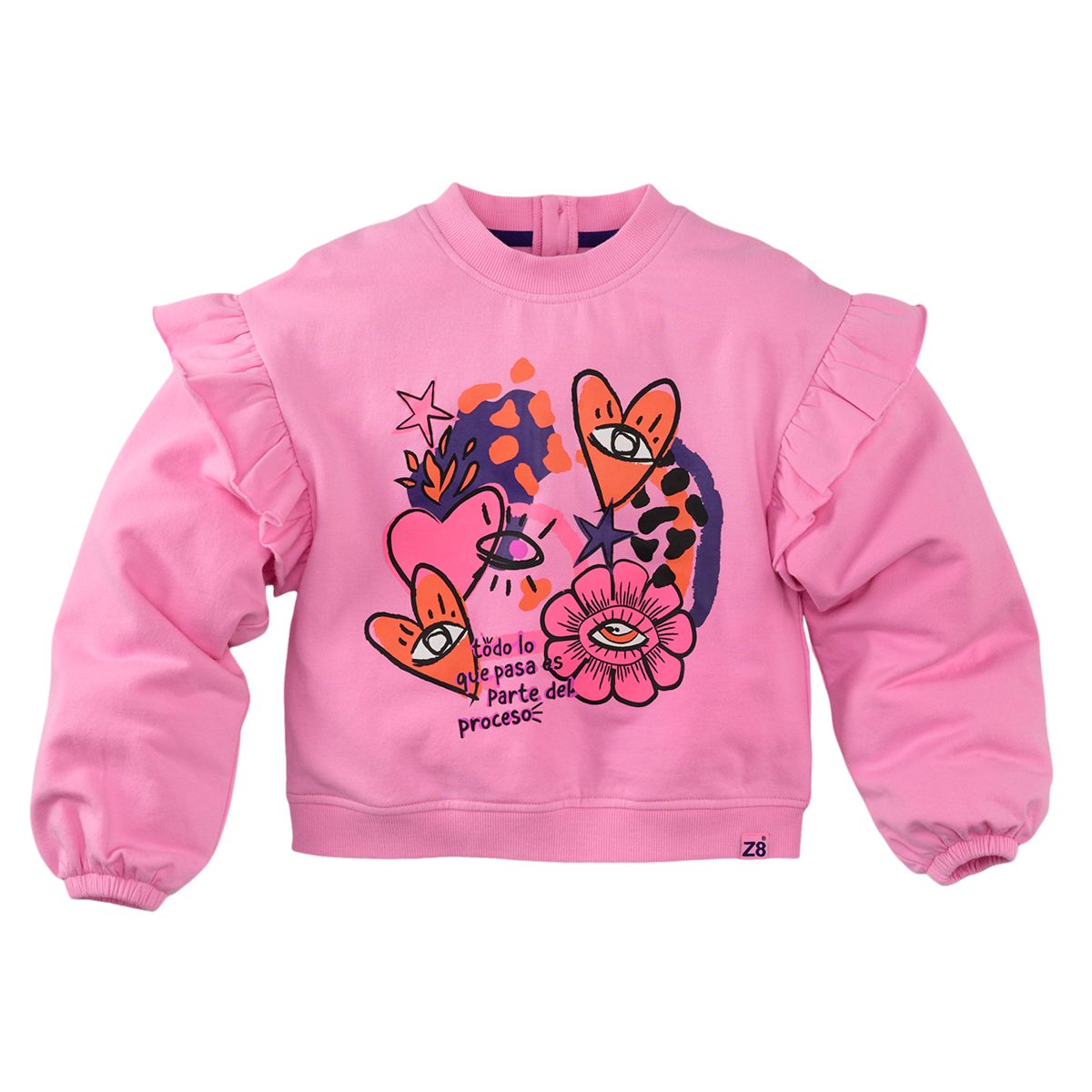 Z8 Meisjes sweater Charelle Sorbet Pink Charelle