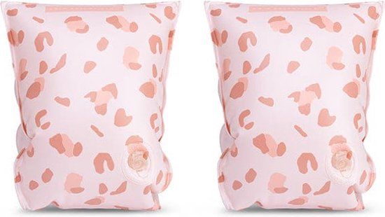 swimessentials Zwembandjes  Old Pink Leopard 0-2 jaar
