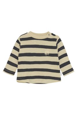 Noppies Boys Tee Safa long sleeve Stripe pattern wood wash