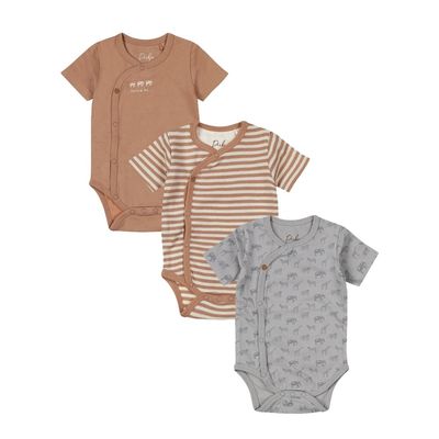 Dirkje Baby body 3-pack ss organic cotton N Multi colour WN1262