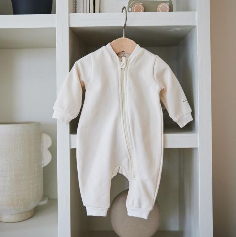 Dirkje 1 pce babysuit organic cotton NOOS U Off white WN1252